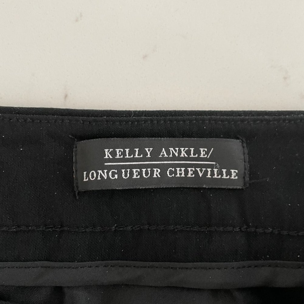 Lord & Taylor Kelly Ankle Mid Rise Pants Black Sz 8 - Picture 9 of 10